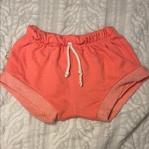 Childhoods Clothing Terry Cloth Shorties in Neon